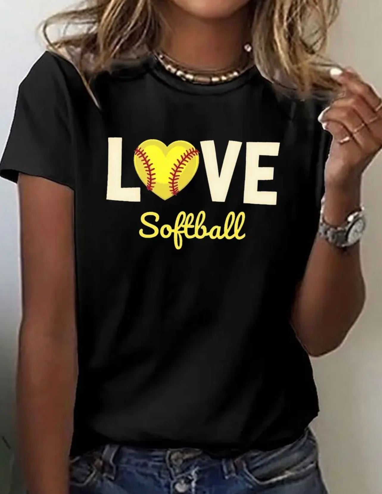 “Love Softball”-Shirt