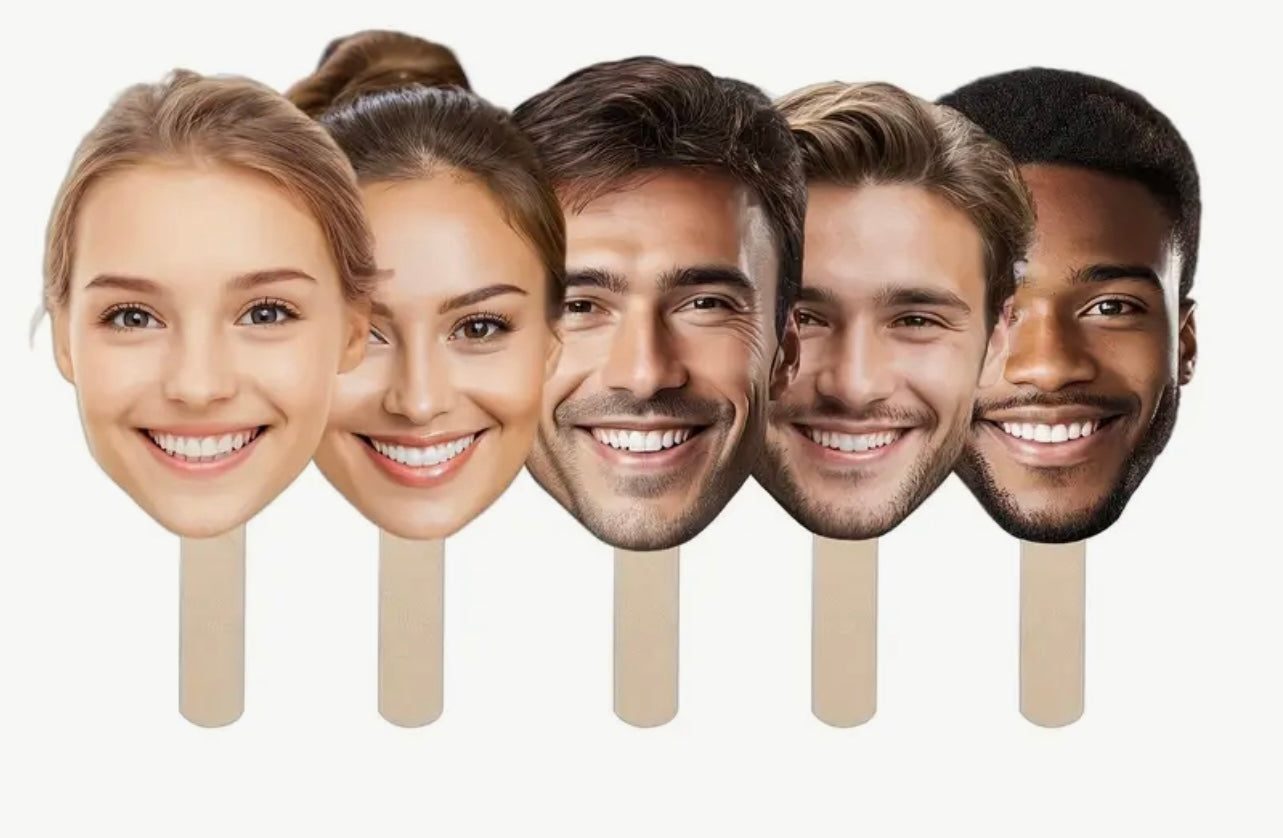 Cheer Gear! Life-Sized Head Cut-Outs!