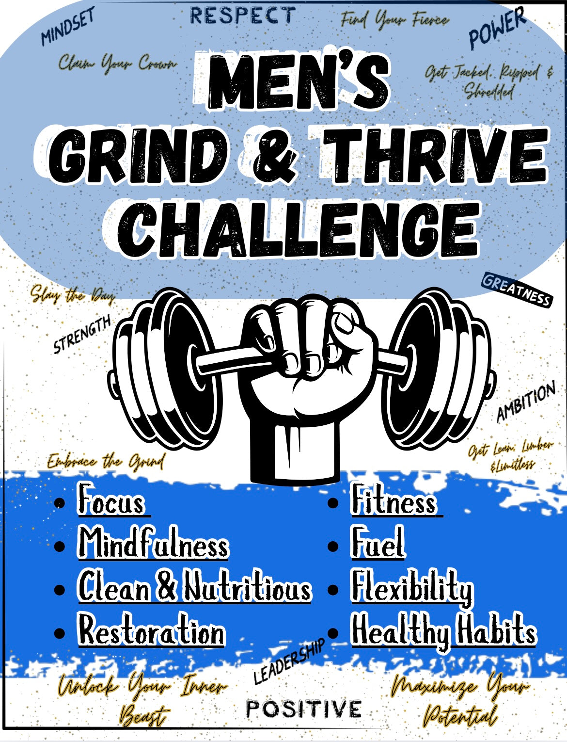 Men's Grind & Thrive Challenge Journal