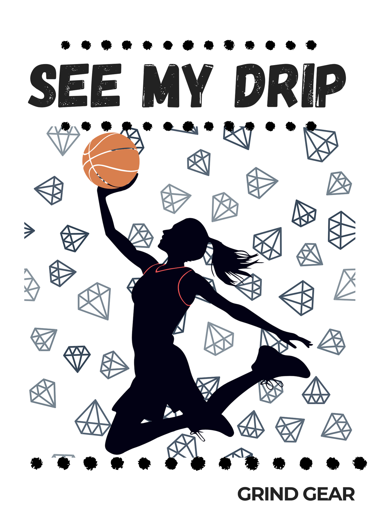 “See My Drip” Basketball Shirt