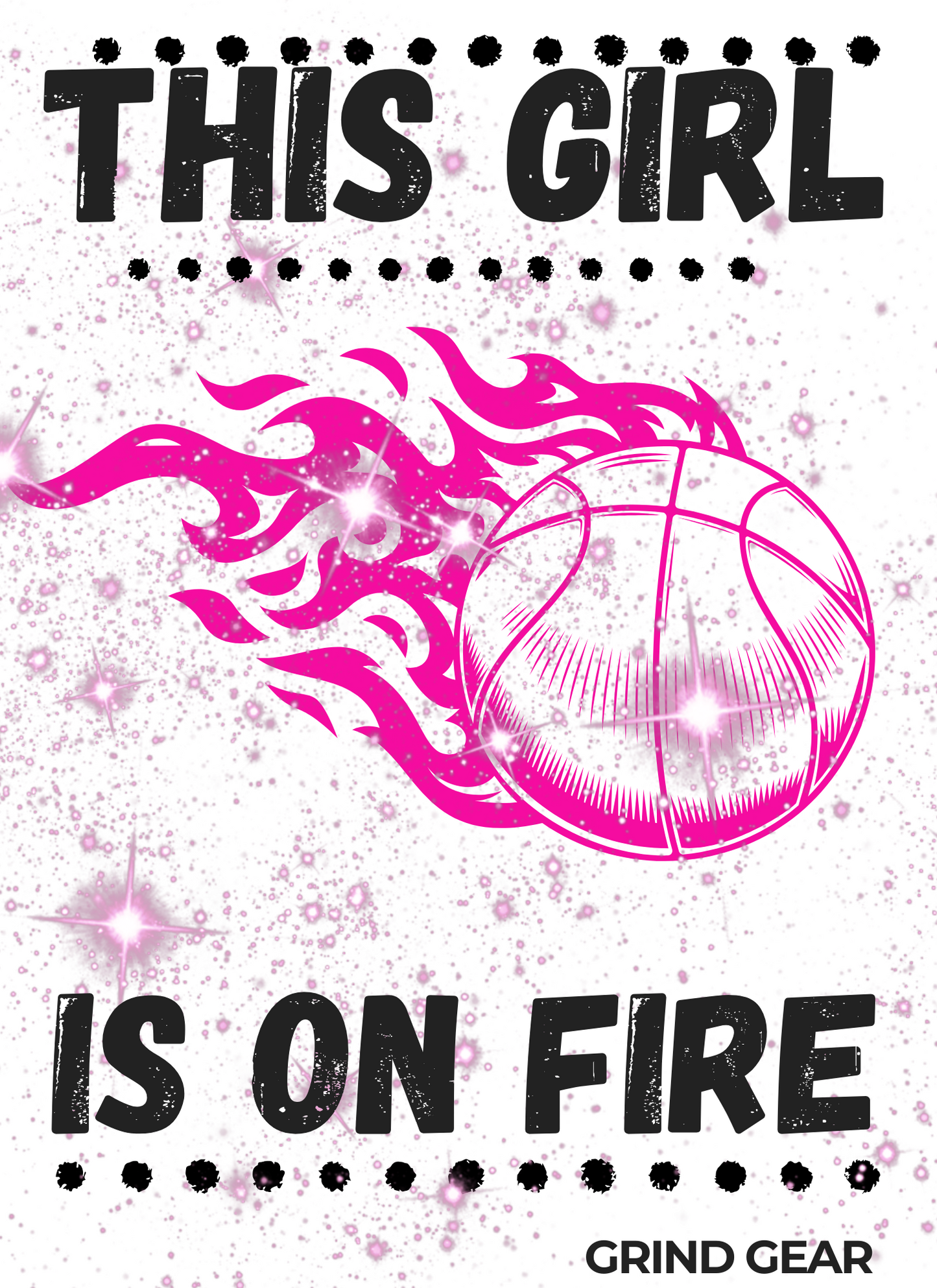 ”This Girl is on Fire” Basketball Shirt