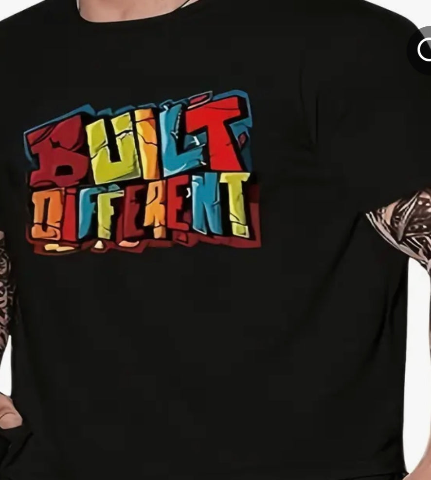 "Built Different" Shirt (Color)