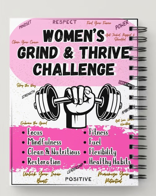 Women's Grind & Thrive Challenge Journal