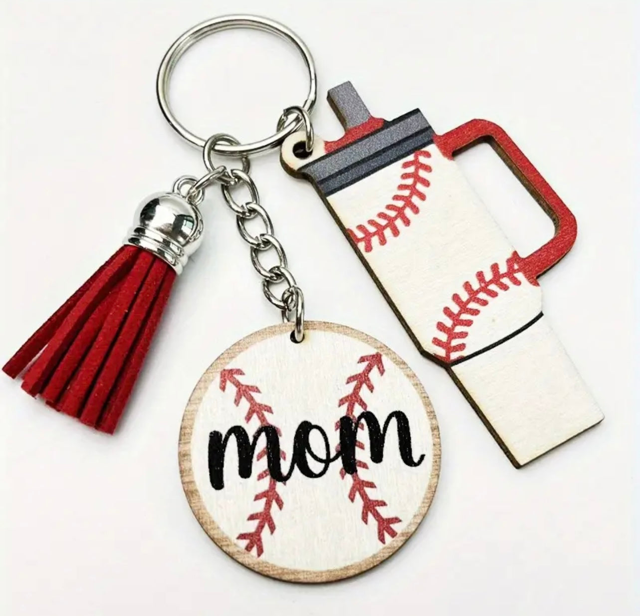 Mom Sports Keychains