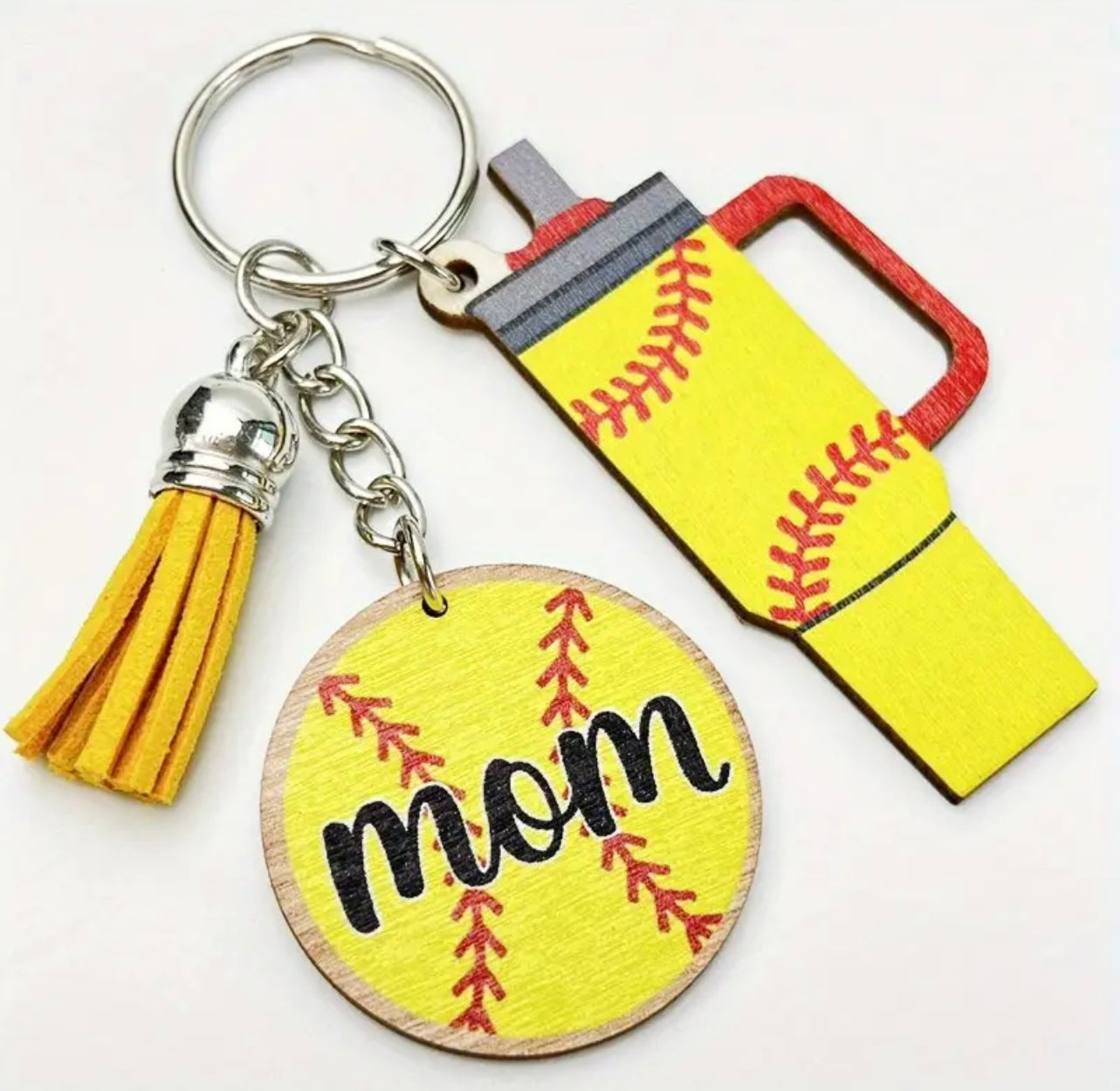 Mom Sports Keychains
